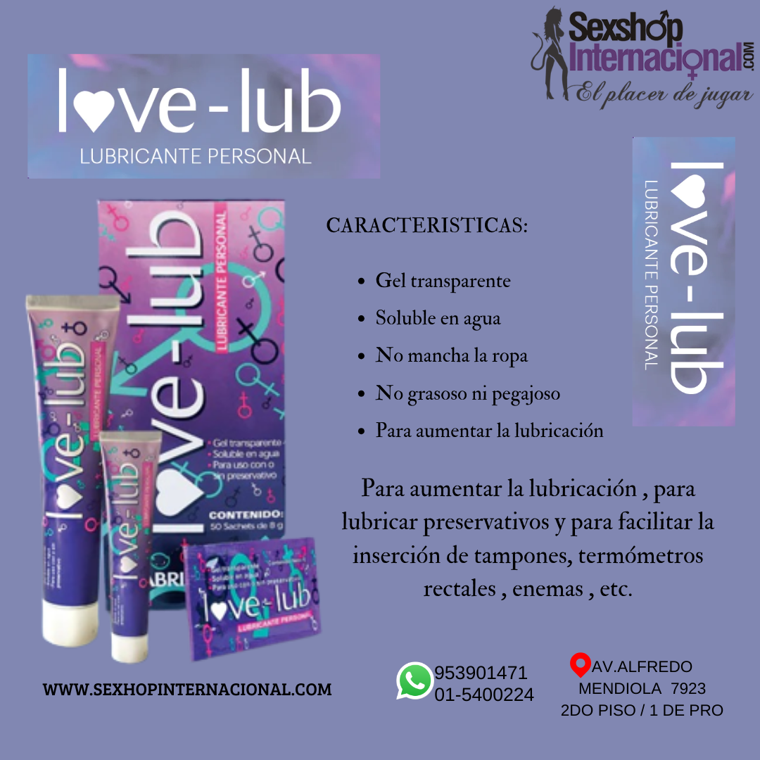 LOVELUB-LUBRICANTE SEXSHOP LOS OLIVOS